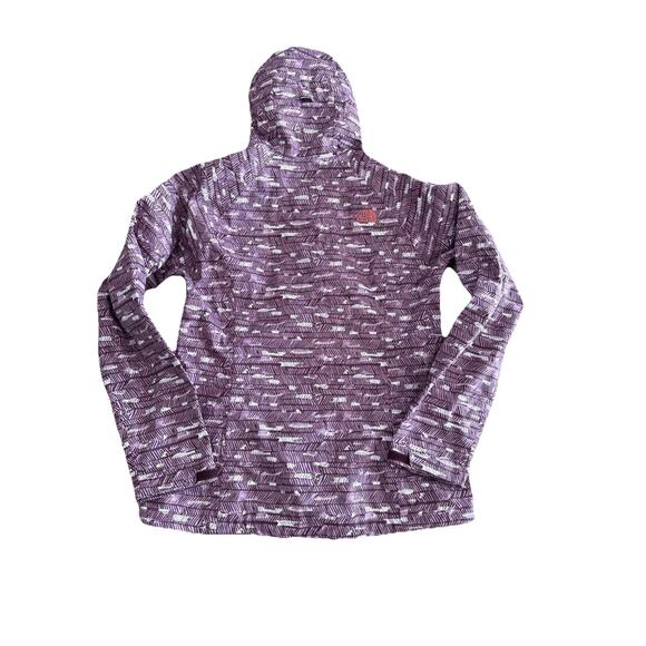 The North Face Jacket Womens Size Medium Purple Novelty Venture Rain Jacket Hood - Picture 2 of 12